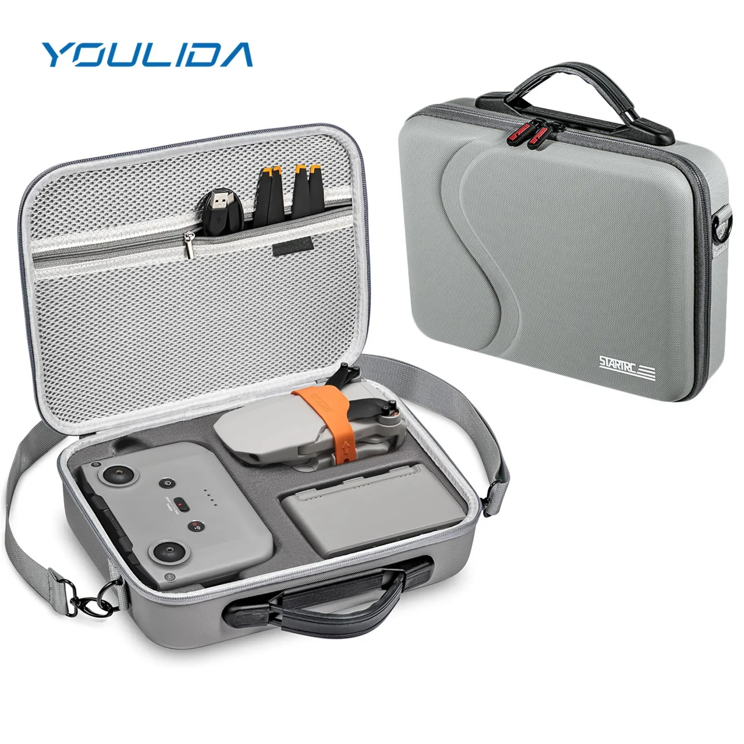 Drone Carrying Case - Mini 2 Tas Bahu PU Casing