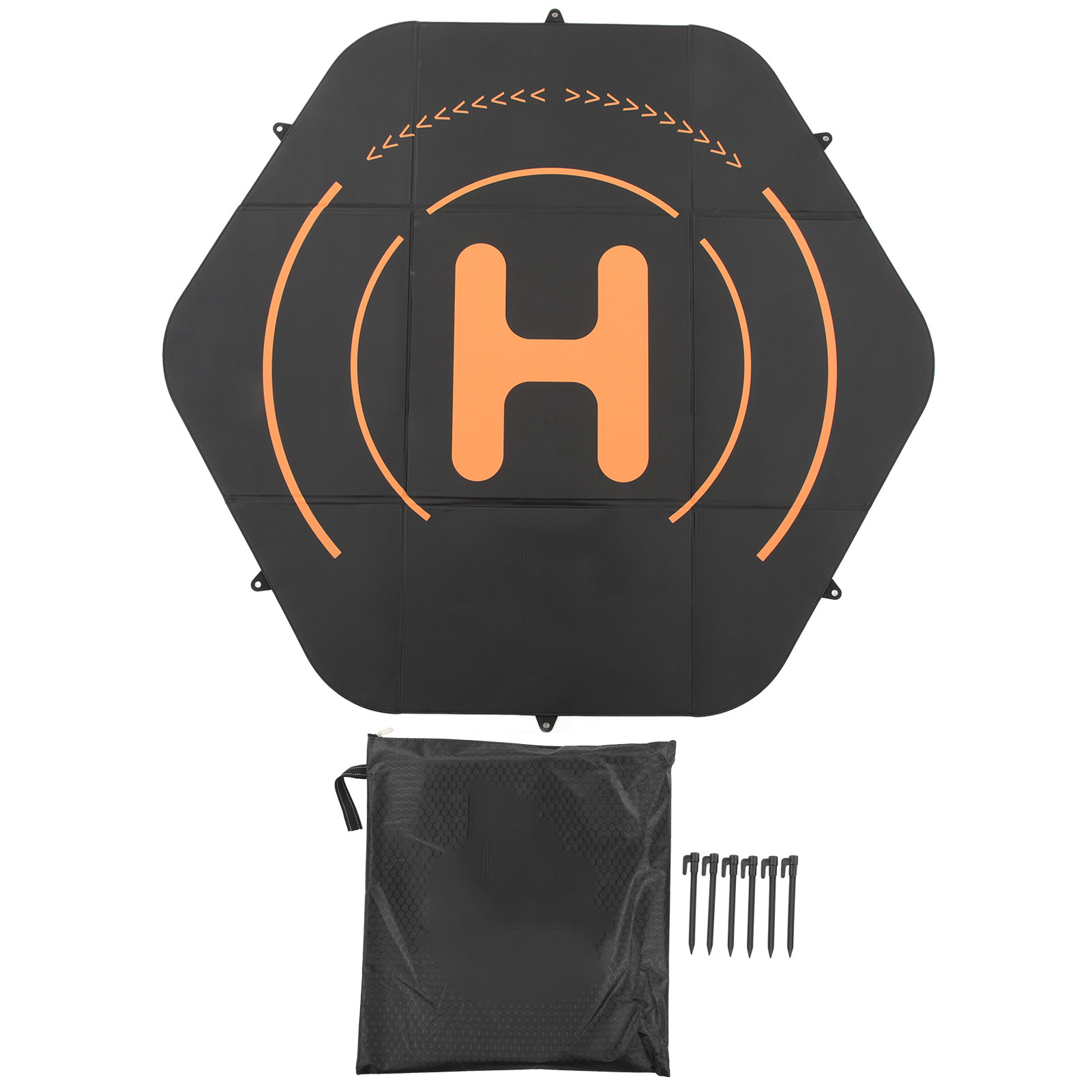 Drone Landing Pad - Lapangan Pendaratan Drone Hitam, Lapangan Pendaratan