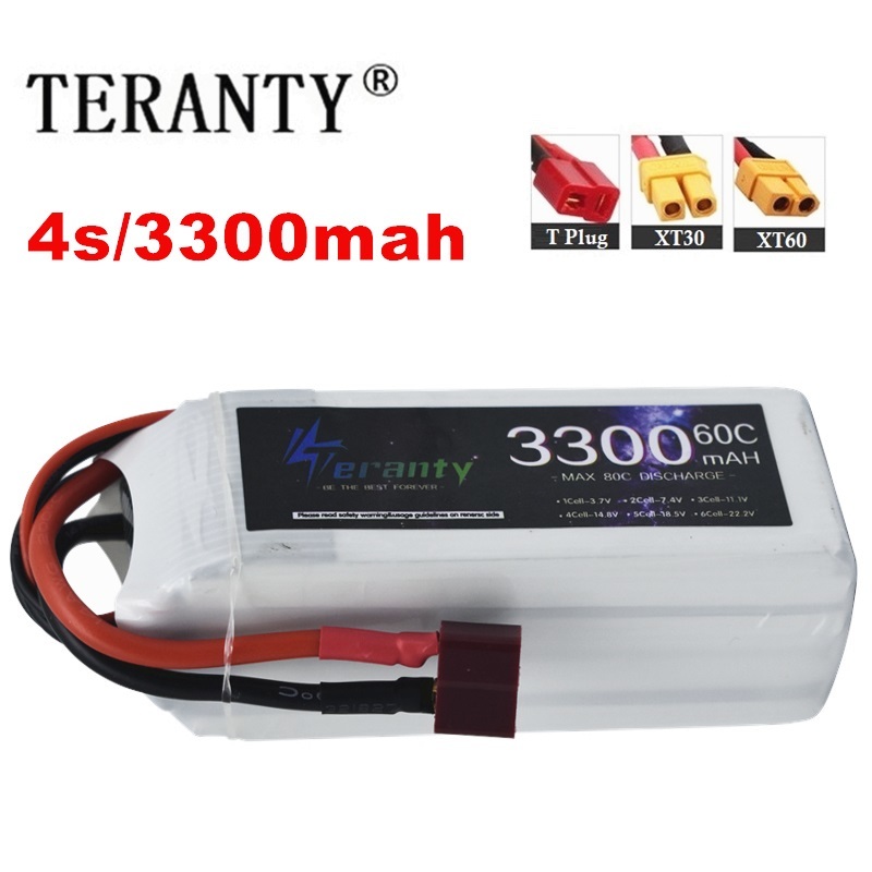 Drone Battery Adapter - LiPo baterai isi ulang 4S 3300mAh