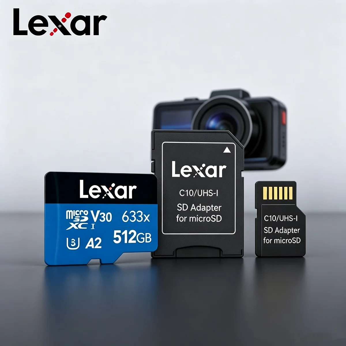 Drone Strobe Light - Kartu SD Lexar UHS-I Kartu Memori