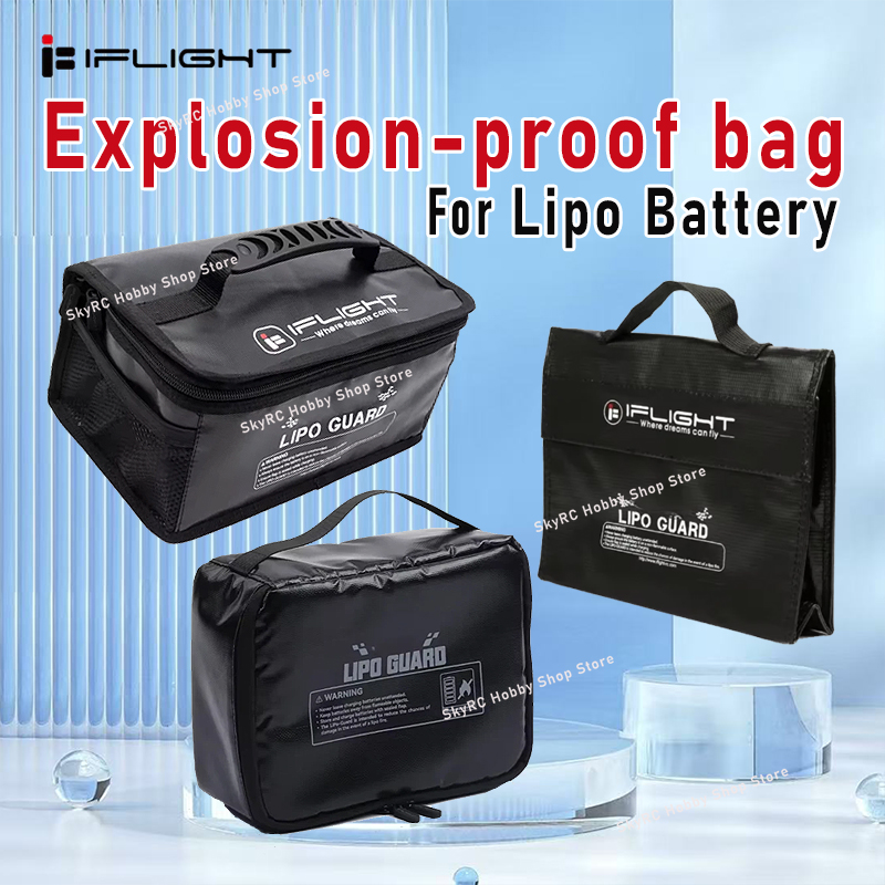 Drone Neck Strap - Tas Penyimpanan Baterai Lipo Anti Ledakan