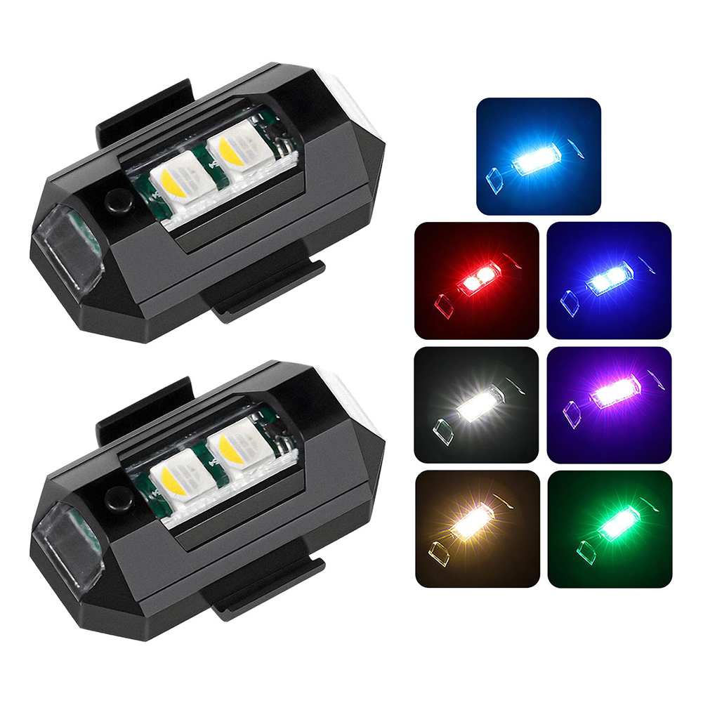 Drone Strobe Light - 2 Buah Lampu Strobo LED Mini
