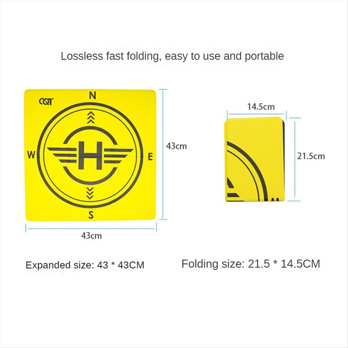 Drone Landing Pad - DTC5 CQT Drone Landing Pad Lipat,