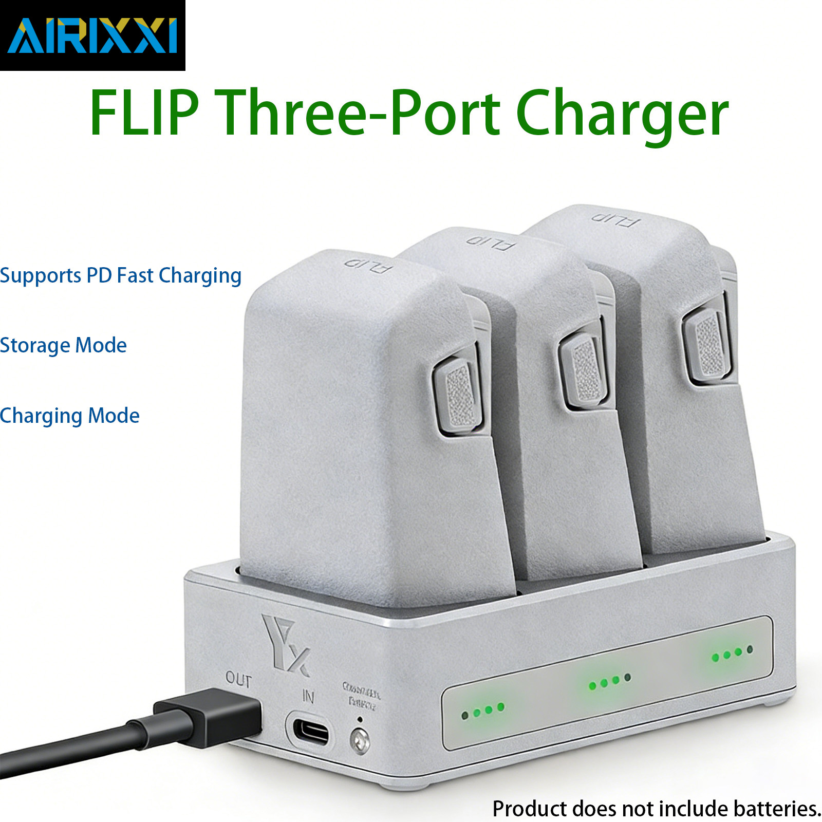 Drone Charging Hub - Hub Pengisi Daya Baterai 3-Port Baru