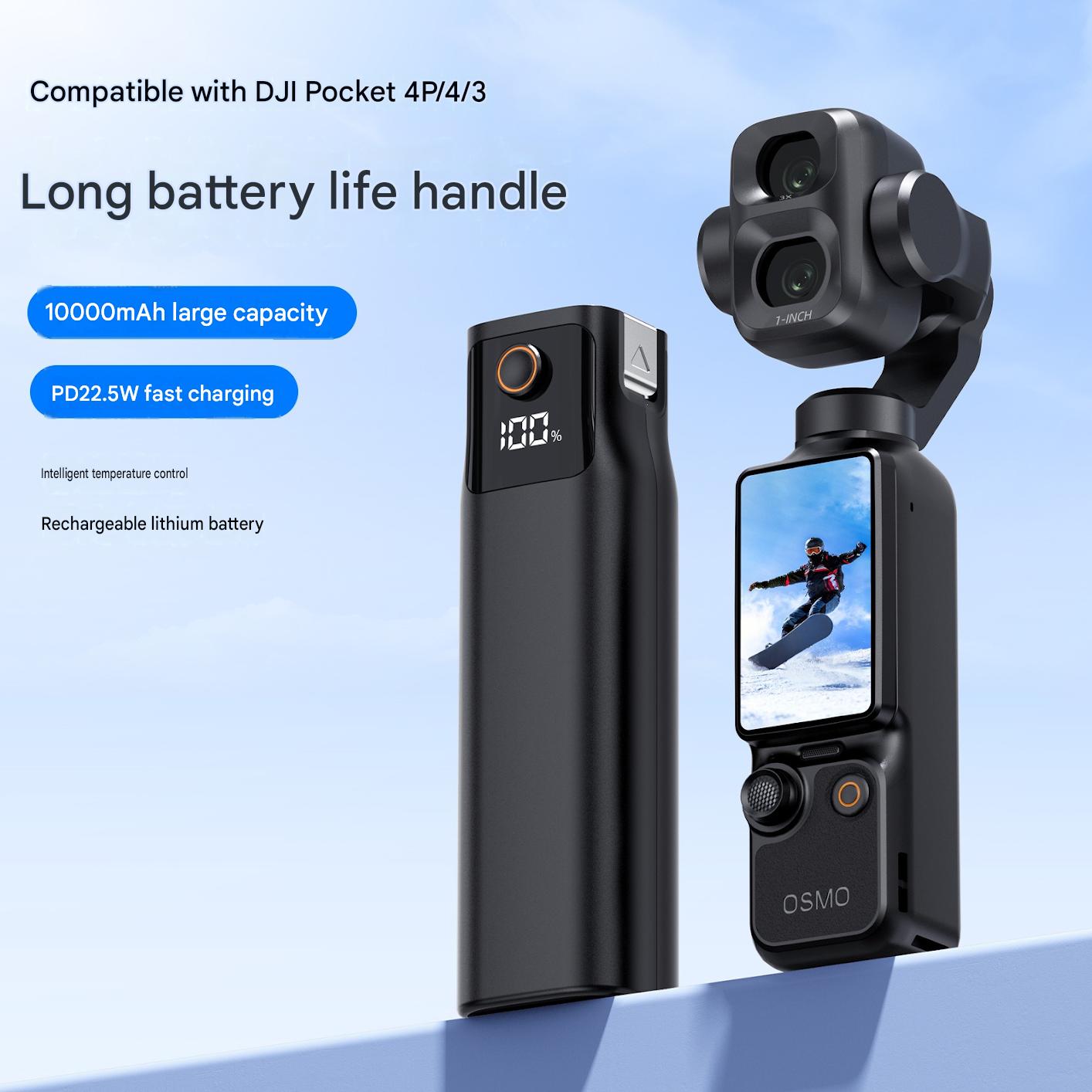 Drone Power Bank - Pegangan Kamera untuk Osmo Pocket 4P/4/3
