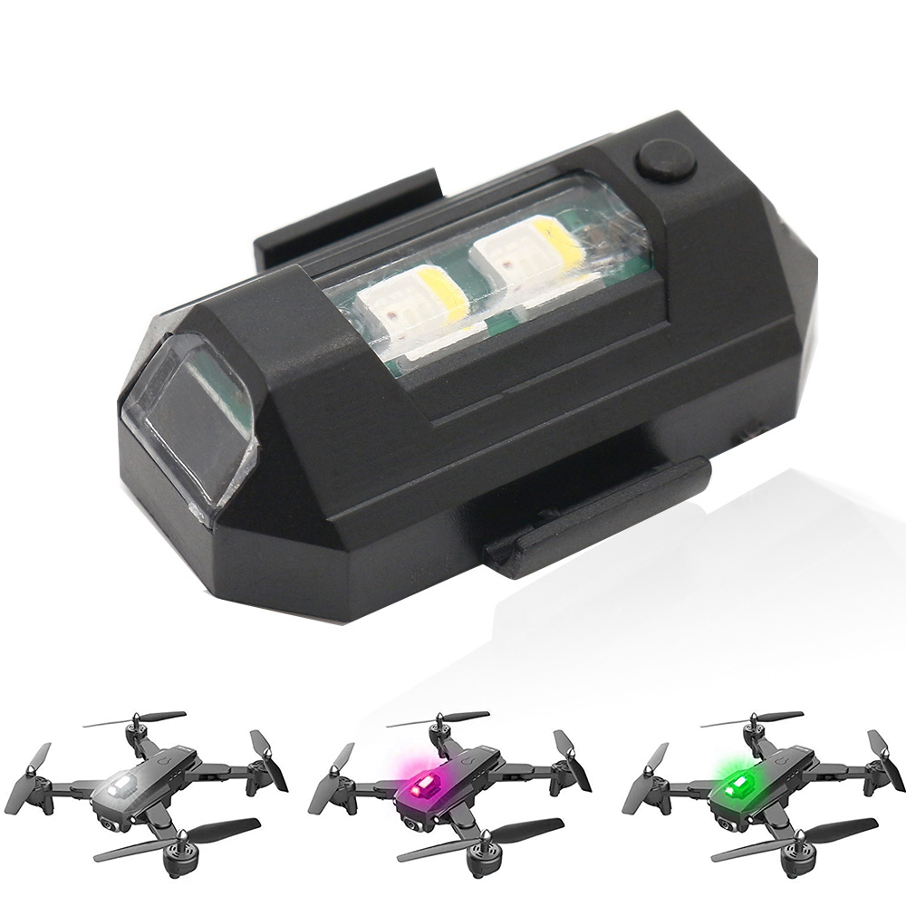 Drone Strobe Light - Lampu Peringatan LED RGB Sepeda Motor