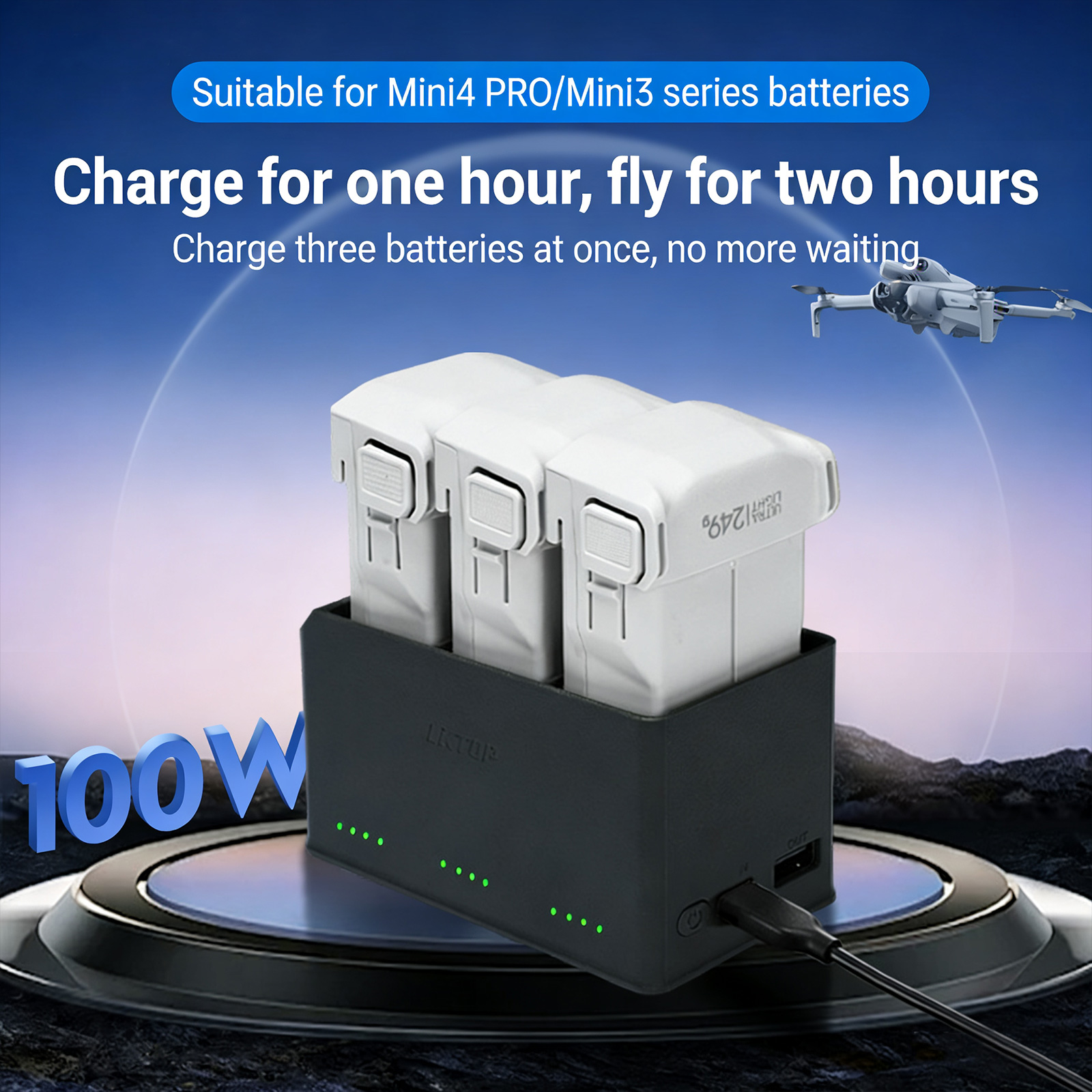 Pengatur Pengisi Daya Baterai  - Drone Charging Hub ulasan dan harga