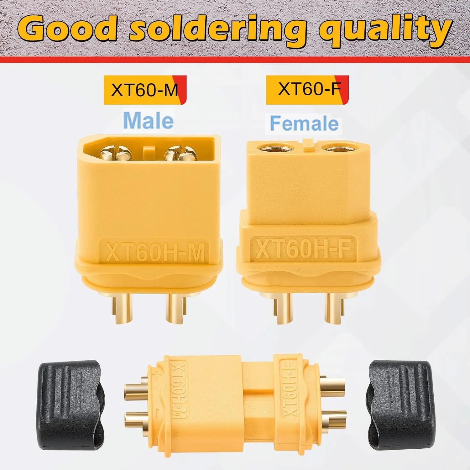 Konektor XT60 dengan Selubung  - Drone Battery Adapter ulasan dan harga