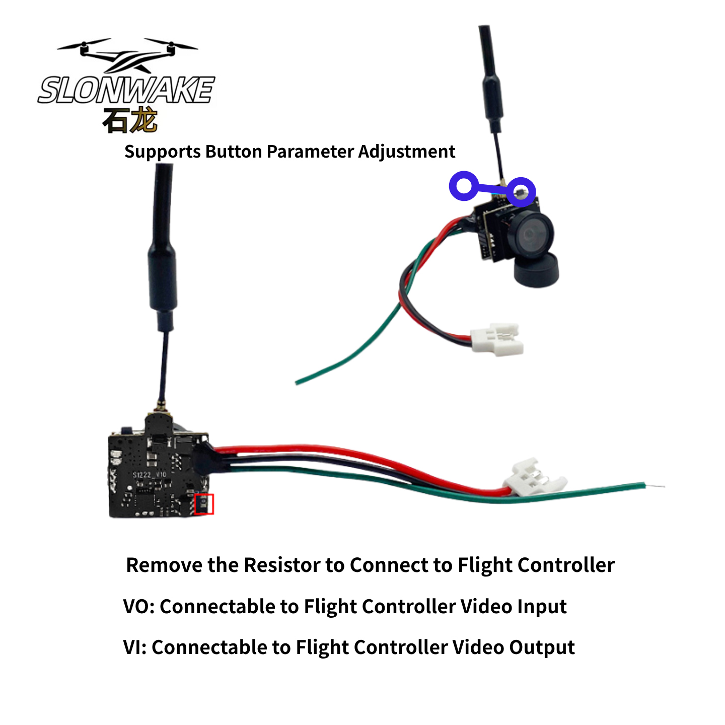 SLONWAKE Kamera Transmisi Vide - Drone Controller Screen ulasan dan harga
