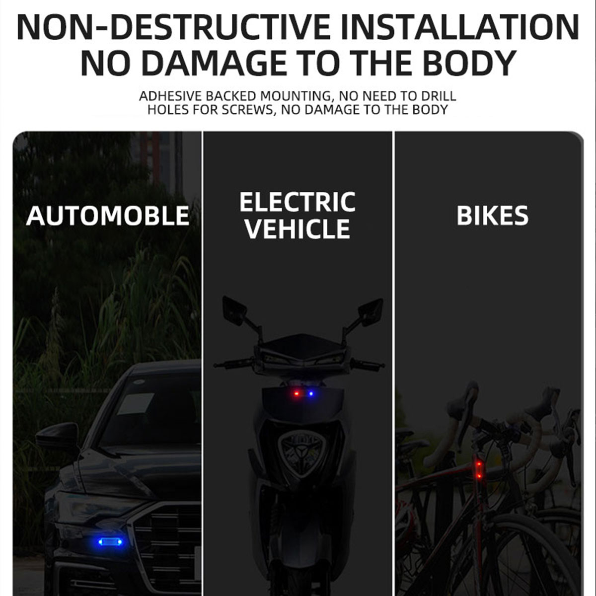 Lampu Alarm Anti Maling LED ni - Drone Strobe Light ulasan dan harga