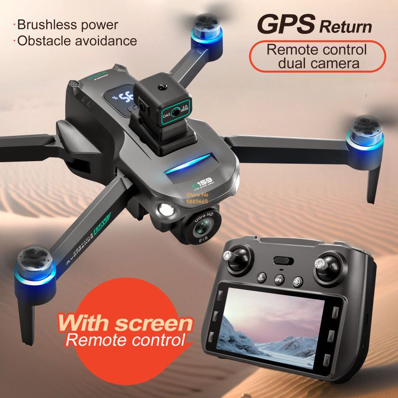Drone Quadcopter kendali jarak - Drone Controller Screen ulasan dan harga
