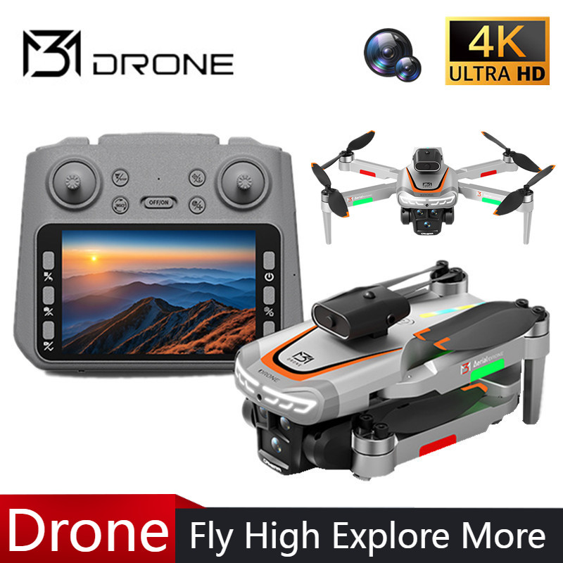 M3 Drone Profesional 4K HD Fot - Drone Controller Screen ulasan dan harga