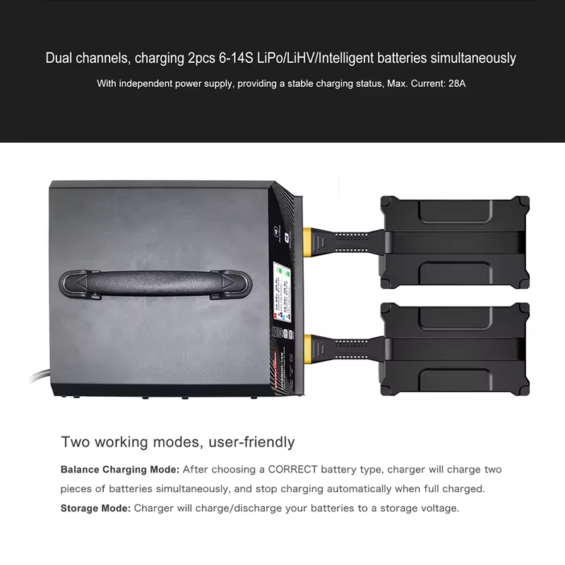ULTRA POWER UP2800-14S 2X1400W - Drone Battery Charger ulasan dan harga