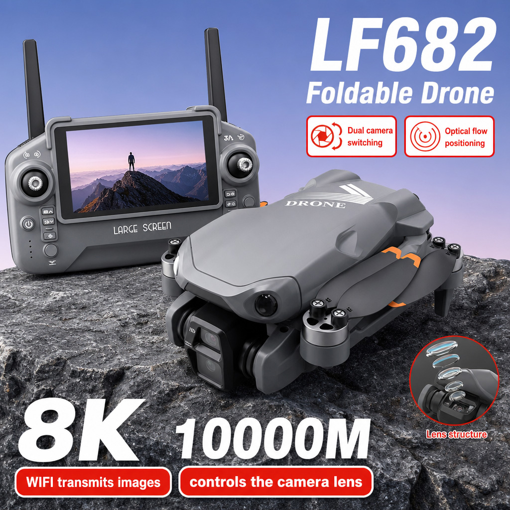 Foto Udara Drone LF682 8K HD K - Drone Battery Charger ulasan dan harga