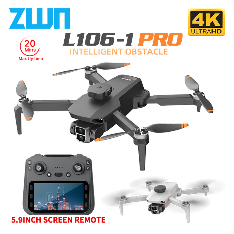 L106-1PRO Drone Profesional GP - Drone Controller Screen ulasan dan harga
