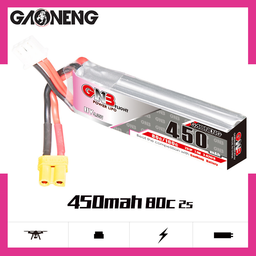 GNB baterai LiPo HV 2S 7.6V 45 - Drone Power Bank ulasan dan harga
