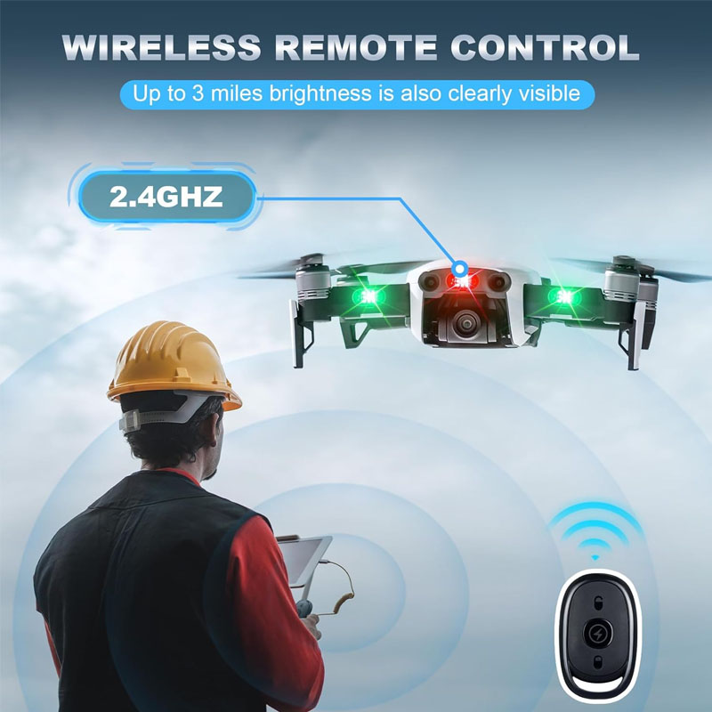 Lampu strobo Drone LED nirkabe - Drone Strobe Light ulasan dan harga