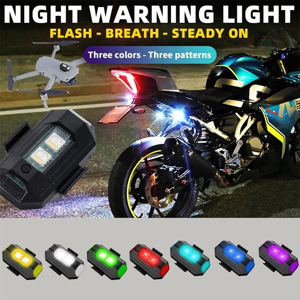 2 Buah Lampu Strobo LED Mini D - Drone Strobe Light ulasan dan harga