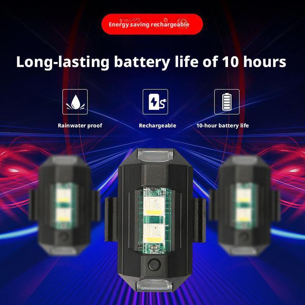 2 Buah Lampu Strobo LED Mini D - Drone Strobe Light ulasan dan harga