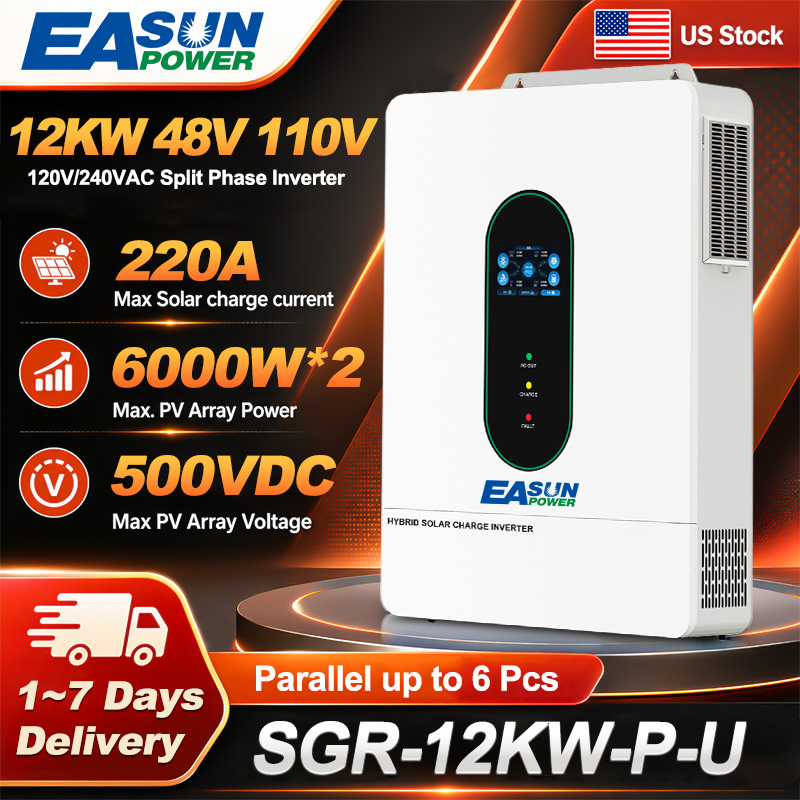 EASUN US 12KW 12000W Inverter  - Drone Solar Charger ulasan dan harga