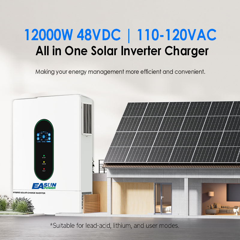 EASUN US 12KW 12000W Inverter  - Drone Solar Charger ulasan dan harga