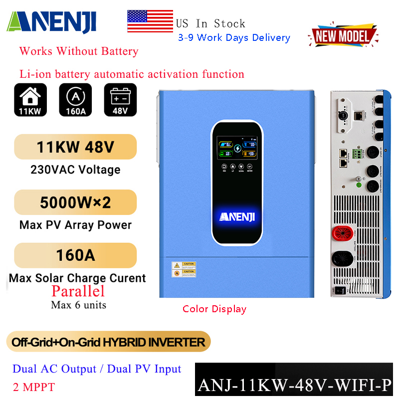 ANENJI 11KW 48V Inverter Surya - Drone Solar Charger ulasan dan harga