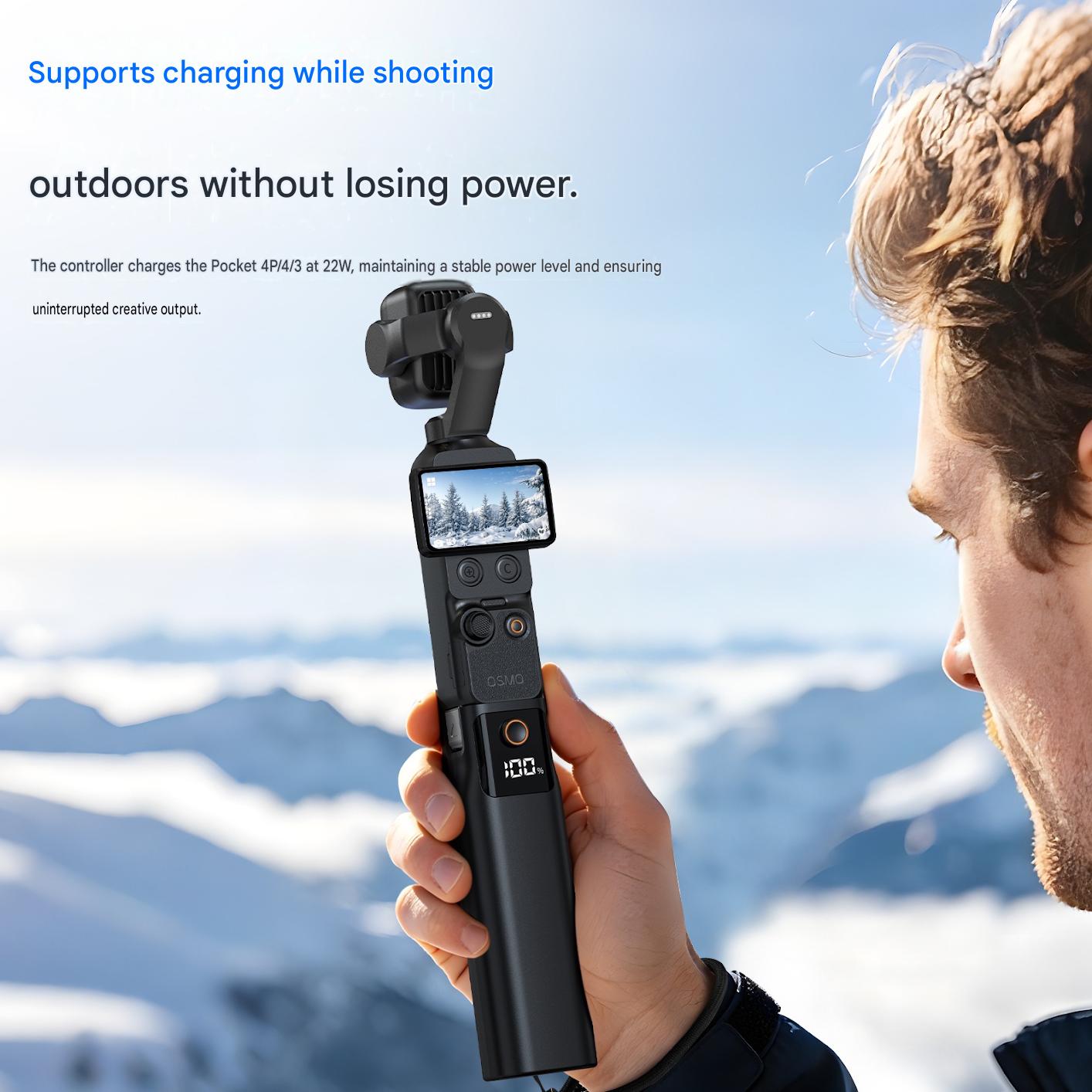 Pegangan Kamera untuk Osmo Poc - Drone Power Bank ulasan dan harga